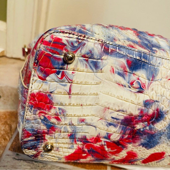 🇺🇸LOWEST PRICE! BRAHMIN Large Duxbury VALOR Melbourne Croc Embossed Leather. - Picture 15 of 16